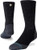 Stance Men_s The Run Compression Crew Sock  Black - Medium