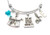 Not My Circus Not My Monkeys Charm Bracelet Personalized Stainless Steel Bangle