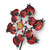 The Lakeside Collection Decorative Garden Ladybug Wind Spinner Stake - Dynamic Outdoor Accent
