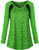 Zugeet Womens Yoga Tops Long Sleeve Activewear Workout Dri Fit Shirts Vneck Athletic Wear Mesh Moisture Wicking T-Shirt  Green L