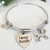Poodle Bracelet - Expandable Dog Charm Bangle for Standard or Mini Poodle - Small-Med
