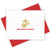 MARINES FOLDED - Personalized Military Armed Forces Officer USMC Gift Stationery Set - Stationary Armed Forces Note Cards
