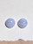 10mm Blue Lace Agate Gemstones and Sterling Silver Post Earrings