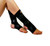 Mighty Grip Black Pole Dancing Ankle Protectors with Tack Strips for Gripping The Pole -XL-