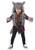 California Costumes Wee-Wolf Girl Toddler Costume  Medium -3-4- Grey Red