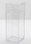 Clear Plastic Box - 2 5 16inch  Square X 6 3 16inch  Tall - 6 Boxes Per Pack