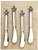 Thirstystone LD-D18231 Cheese Spreaders, Fleur de Lis