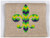 Mardi Gras table runner with Fleur de Lis