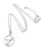 Small Hummingbird Sterling Silver Charm Necklace Bird