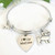 Maltese Dog Bracelet Expandable Charm Bangle for Malti Dog Mom - Small-Med