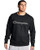 Champion Men_s Powerblend Crew with Taping  Black Script Applique  Large