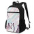 N- A Laptop Backpack Eiffel Tower Paris Watercolor Marble Fashion Shoulder Backpacks Bag Bookbag Daypack
