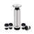 EZBASICS Wine Saver with 4 Wine Stoppers - Stainless Steel Wine Vacuum Pump with 4 Rubber Wine Bottle Stoppers with Vacuum