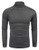 COOFANDY Men_s Casual Basic Knitted Turtleneck Slim Fit Pullover Thermal Sweaters Gray US XL