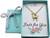 Llama Women_s Necklace in Gold Plated Pewter - Handcrafted 18 Inch Stainless Steel Cable Chain with 2 Inch Extender and Lobster Claw Clasp