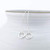 Long Open Circle Earrings Sterling Silver Minimalist Dangle Handmade Jewelry Gift