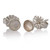 Moonstone Earrings Sterling Silver Stud Gemstone Earrings Tiny 4mm For Women