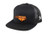 Branded Bills North Carolina _The Lighthouse_ Leather Patch Hat Flat Trucker - OSFA Black