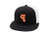 Branded Bills Nevada _The 36_ Leather Patch Hat Flat Trucker - OSFA Black White