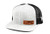 Branded Bills North Carolina Native_ Leather Patch Hat Flat Trucker - OSFA Heather Grey Black