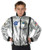 UNDERWRAPS Kid_s Children_s Astronaut Costume Jacket - Silver Childrens Costume  Metallic Silver  Medium