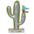 Connie N Randy Welcome Cactus Sign with Little Bird