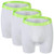 ZONBAILON Mens Underwear Breathable  White Boxer Briefs for Men Pack xl