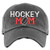 Personalized Hockey Mom Hat - Distressed Baseball Cap OR Ponytail Hat - Custom Embroidered