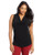 Calvin Klein Women_s Cowl Neck  Black  X-Small