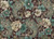 Brown Teal Paisley Glitter 3in unlined lined Valance