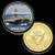 U.S. United States Navy - USS Dwight D. Eisenhower CVN-69 - Gold Plated Challenge Coin