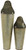 Galvanized Metal Wall-Mounted Cone Bucket Planters  Set of 2