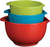Trudeau Melamine Mixing Bowls, Set of 3