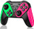 Wireless Pro Controller Replace for Nintendo Switch Controller  Switch Controller Compatible with Switch Switch Lite  Extra Joypad for Switch Pro Controller  BEBONCOOL Pro Controller Switch Green Red