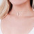 Sterling Silver Cross Choker Necklace - Delicate Short Collar - Designer Handmade Length  13.5 inch  Plus 3 inch Extender