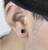 Mens Black Earrings Black Onyx studs 925 Sterling Silver Black earrings for Men Medium mens studs Round Mens Stud Earrings 6mm Mens Jewelry