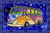 Psychedelic Tour Bus Tapestry by Dan Morris  40inch X60inch