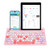 Wireless Keyboard Multi-Device  Bluetooth and 2.4G Dual Mode  Switch to 3 Devices for Cellphone  Tablet  PC  Smart TV  iOS Android Windows  Pink