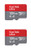 SanDisk 128GB X2 -256GB- MicroSD HC Ultra Uhs-1 Memory Card