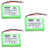 HQRP 3-Pack Battery Compatible with AT and T Lucent 80-5848-00-00 8058480000 27910 00102 SB67108 TL74258 TL74308 TL74358 TL74408 TL74458 TL77008 TL72108 E5910 E5643 E5643B E5644B E5654B Cordless Phone
