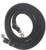 Flat yacht rope reins black 8_ 1inch  wide