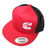 Dodge Cummins Trucker Red w Black Summer mesh Flat Bill snap Back Hat Cap