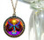 Angel Necklace  Psychedelic Jewelry  Statement Pendant  inch Phoenix Risinginch