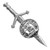 MacGillivray Scottish Clan Small Kilt Pin