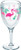 Tervis 1243027 Flamingo Pattern Tumbler with Wrap 9oz Wine Glass, Clear