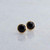14K Gold Filled and 4mm or 0.15__ Black Onyx Stone Stud Earrings