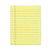 TOPS 7522 The Legal Pad Glue Top Pads, Legal/Wide, 8 1/2 x 11, Canary, 50 Sheets (Pack of 12)