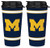 NCAA Michigan Wolverines 32oz Single Wall Travel Mug 2 Pack