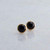 14K Gold Filled and 5mm or 0.19__ Black Onyx Stone Stud Earrings