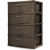 STERILITE 4 Drawer Wide Weave Tower  Espresso - 1 Pack